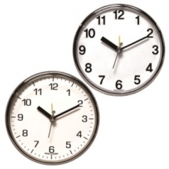 입체 아크릴 크롬 탁상시계 120