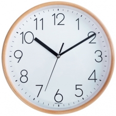 피아 무소음 원목 벽시계 C형 280