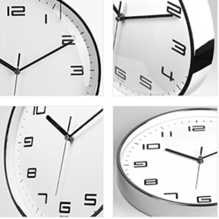 완소 볼록 크롬 벽시계 300 #3