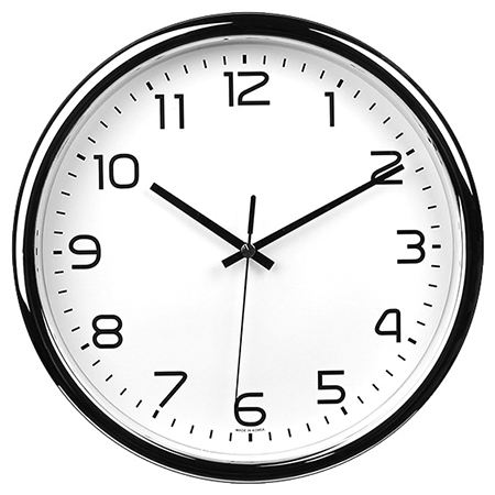 국대 라운드 크롬 벽시계 280 #2