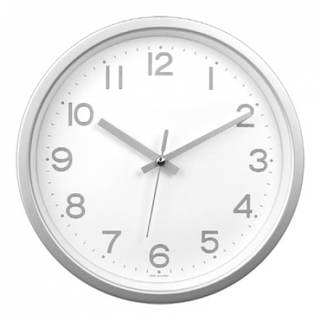 국대 심플 실버 벽시계 250 #3