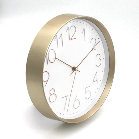 무소음 세련 골드 벽시계 280 #3