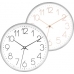 작은이미지: 무소음 세련 크롬 벽시계 280 #2