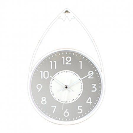 나래 입체 숫자 투명 걸이벽시계 300 #3