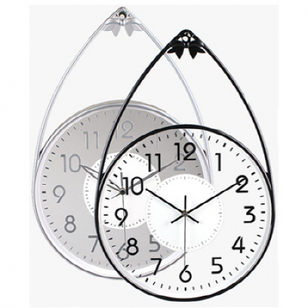 나래 입체 숫자 투명 걸이벽시계 300 #2