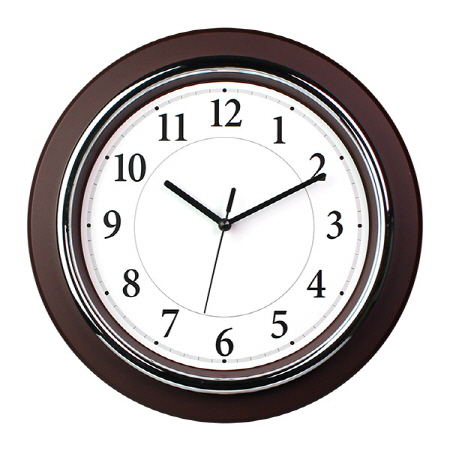 한울 크롬 벽시계 300 #2