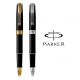 작은이미지: 파카 소네트 매트 블랙 GT 만년필 // 고품질 만년필 #2