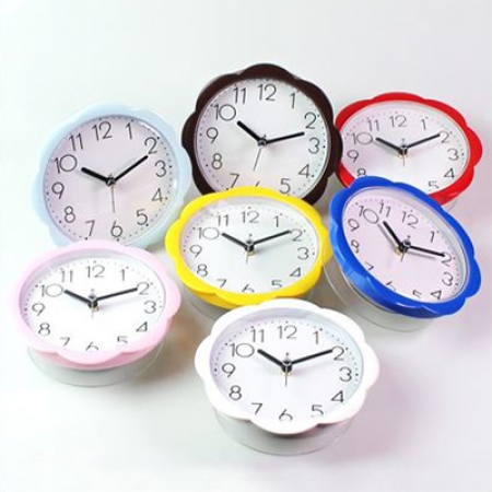 칼라 플라워 흡착 시계 #2