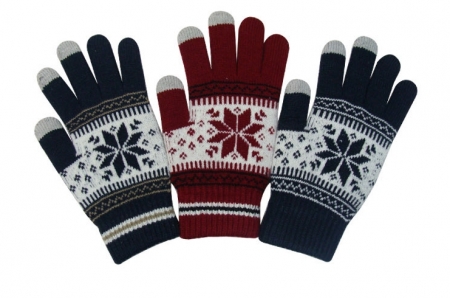 스마트폰 터치 장갑 눈꽃 장갑 (고급형) 기모 #3