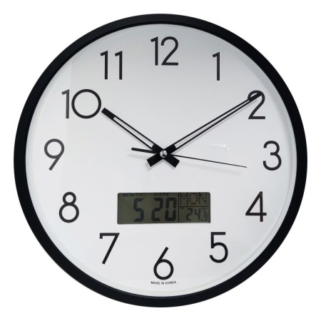 국대 카렌다 온도 벽시계 무소음315 ss-851 #3