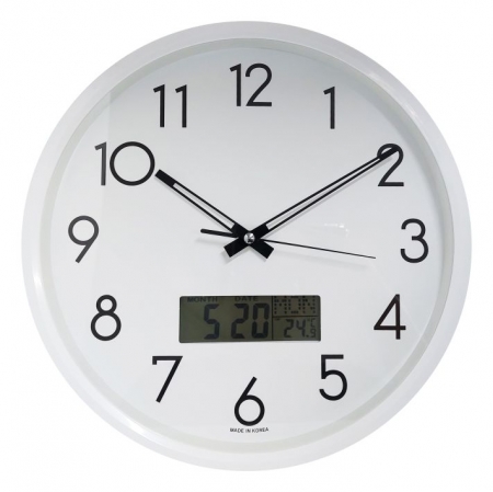 국대 카렌다 온도 벽시계 무소음315 ss-851 #5