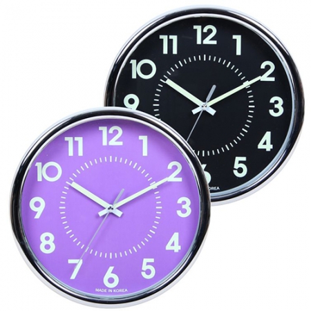 야광크롬 벽시계 280 #2