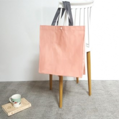 프리미엄 핑크 타포린 가방 시장 바구니 40*25*36cm