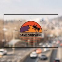 스티커 인쇄 사각 투명 칼라 스티커 90X55mm