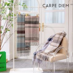 카르페디엠 3HHMF027 체크 울100 머플러