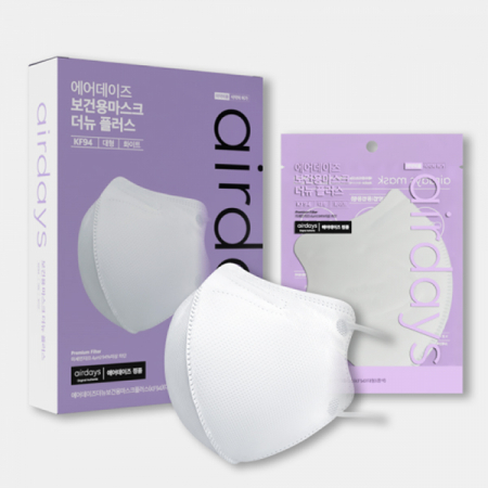 에어데이즈 더뉴 보건용 마스크 플러스 (KF94 / 대형 / 화이트) #3