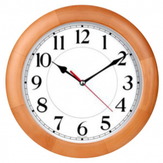 원목 벽시계 SS-613 32cm