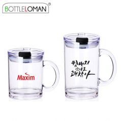보틀로만 리유저블 와이키키 손잡이 누드 텀블러 500ml