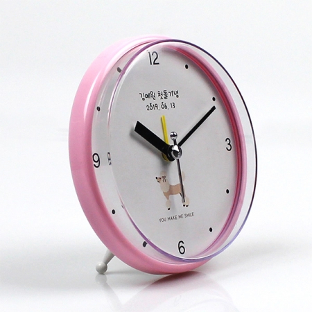 강아지 입체 탁상시계 #5