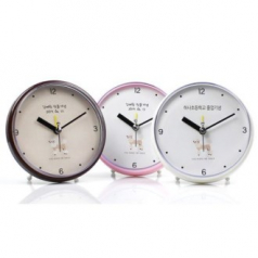 강아지 입체 탁상시계