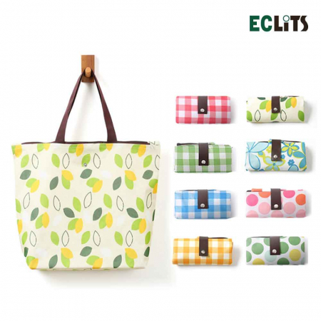 세븐몰 옥스퍼드 패턴 장바구니 에코백 #2