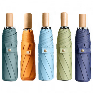 3단 암막 우드로제 양우산