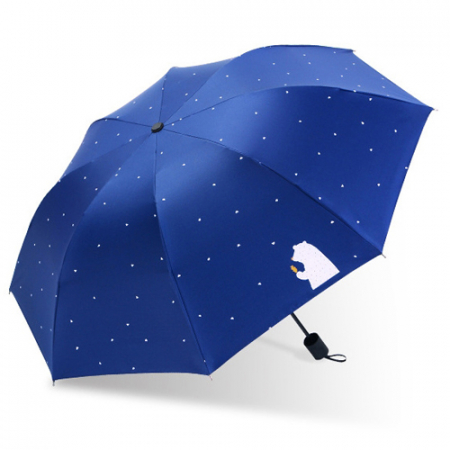 3단 암막 양우산 감성곰 #2