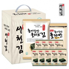 서천 명품 김세트 2호, 도시락 9봉, 전장 1봉, 자반 1봉