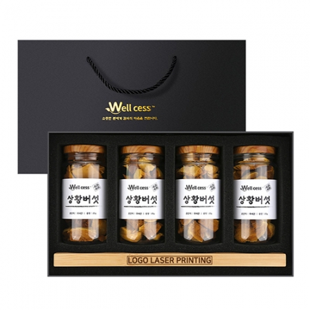 웰세스 WG-104P 국내산 상황버섯 4P세트 우드트레이 [국내산 상황버섯 25G 4P세트 100G] #2