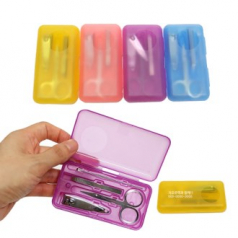 손톱깎이 4종세트, 손톱깎이+ 귀이게 + 쪽집게 + 큐티클가위 // 인쇄가능