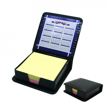 [가죽 케이스-정사각] 점착메모지 / 판촉물 / 인쇄가능 #2