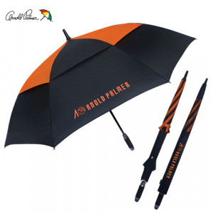 아놀드파마 75 자동 이중방풍 블랙 오렌지 장우산