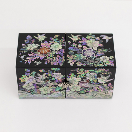 매화 쌍합 나전칠기 보석함 #2