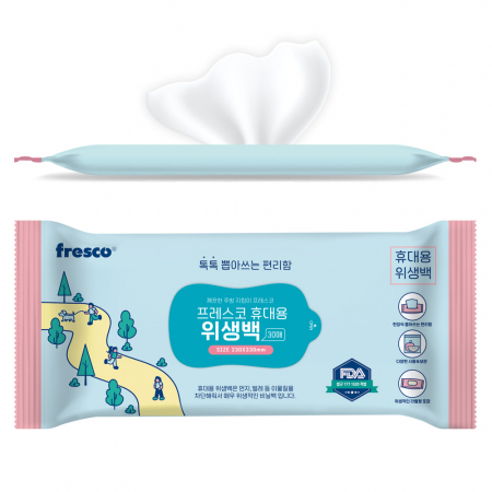 프레스코 휴대용 위생백 중형 b형, 30매 #3