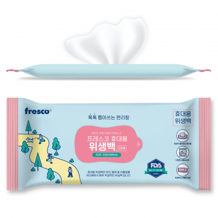 프레스코 휴대용 위생백 소형 a형, 20매 #2