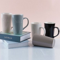 마시프렌치 매트 모노톤 롱머그 500ml 5컬러