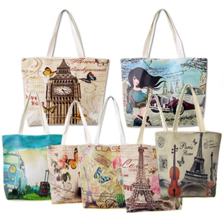 전사 에코백, 캔버스백, 패션가방 #3