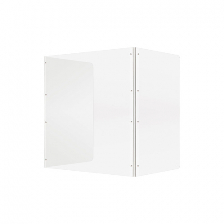 투명 가림막 3면, 접이식 #2