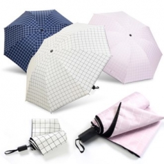 3단 암막 양우산 - 모던체크