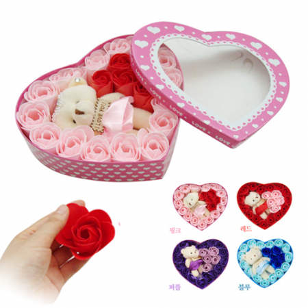 비누꽃 LOVE 장미꽃비누 #3