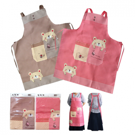 곰돌이 방수 앞치마 주방 앞치마, 위생 앞치마 #3