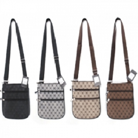 고급 체크 삼단 숄더백 #2