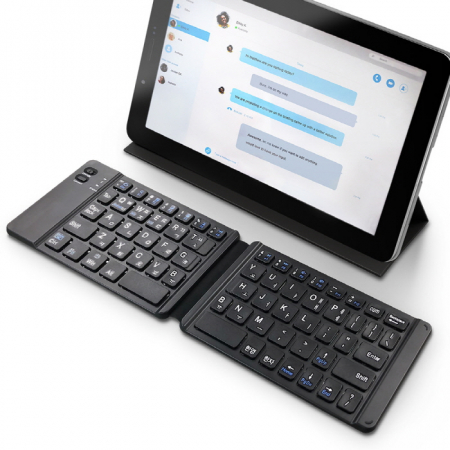 엑토 BTK-05 하프 접이식 휴대용 블루투스 키보드 #4