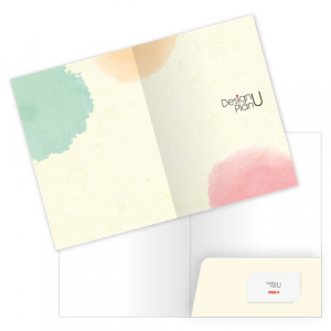 원포켓 종이화일 고급형 포켓 100mm