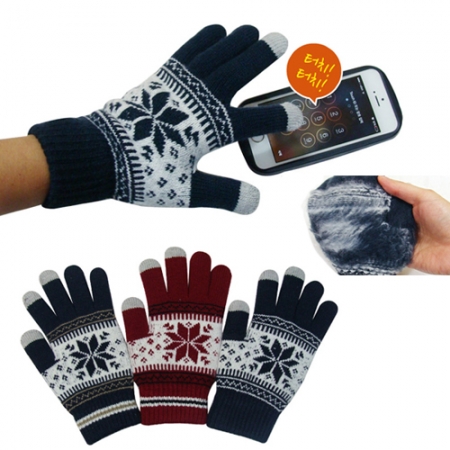 [눈꽃 스마트장갑 고급형] 스마트폰장갑 / 방한장갑 #2