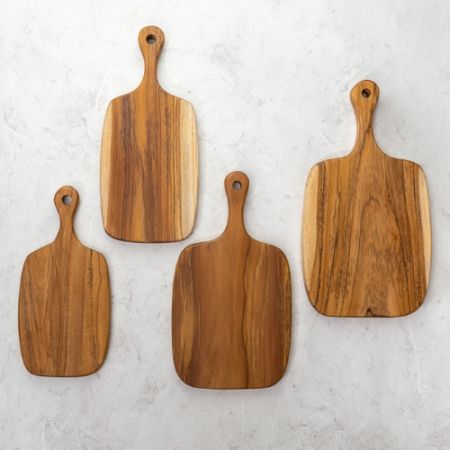 [리베바움] 티크 원목 플레이팅 도마 패들 1 - 각인 #5