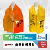 선거 홍보용 극세사 20x130 스포츠타올