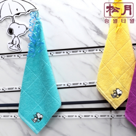 송월 주방타올 스누피 왕리본 36 고리타올 #4