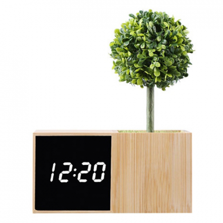 코비 BL70 대나무 무소음 LED 알람시계 #2