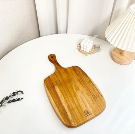 [리베바움] 티크원목 플레이팅 도마 패들 4 - 각인 #2